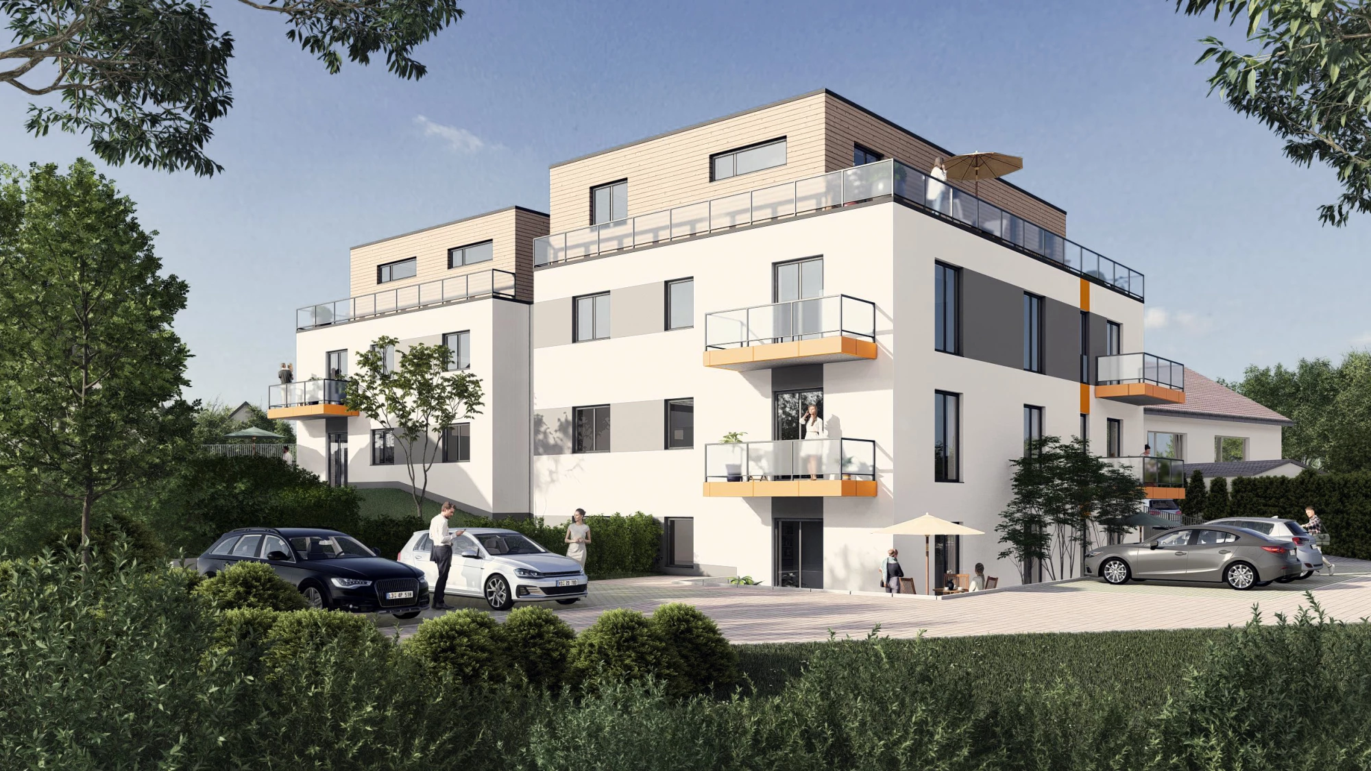 Stehplätze hinterm Haus – Neubau Birken-Honigsessen